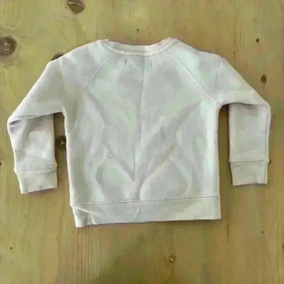 Brunette The Label 2T Girls ‘Blonde’ Crewneck Sweatshirt Light Pink - Picture 2 of 5